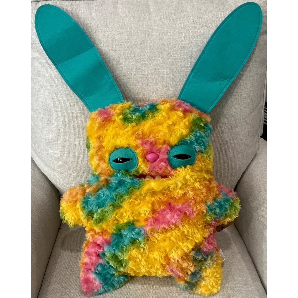 Zuru Fuggler Bigg Fuggs Rabid Rabbit 18" XL Plush Ugly Doll Toy Ltd. Edition NWT